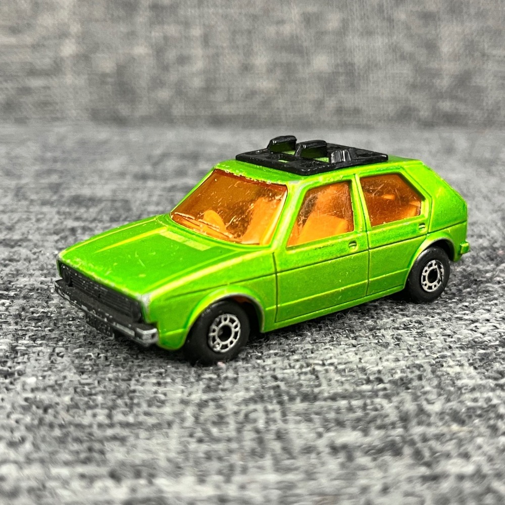 Vintage Matchbox Superfast No 7 VW Golf Green 1976 Lesney Made in England